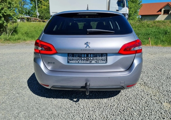 Peugeot 308 cena 36500 przebieg: 164000, rok produkcji 2015 z Głubczyce małe 301